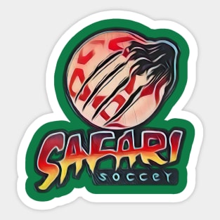 Detroit Safari Soccer Sticker